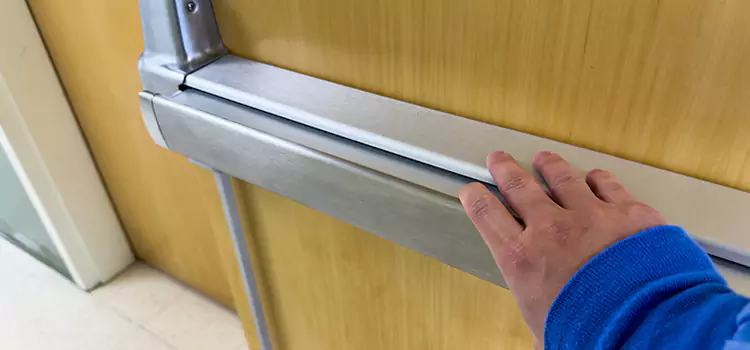 Installing a Push Bar on a Door Melrose